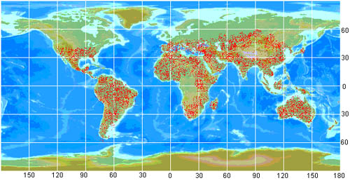 Black widow spider distribution